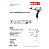 Valera Swiss Steel Master Ionic Hair Dryer 2100W | EPAVSC-1