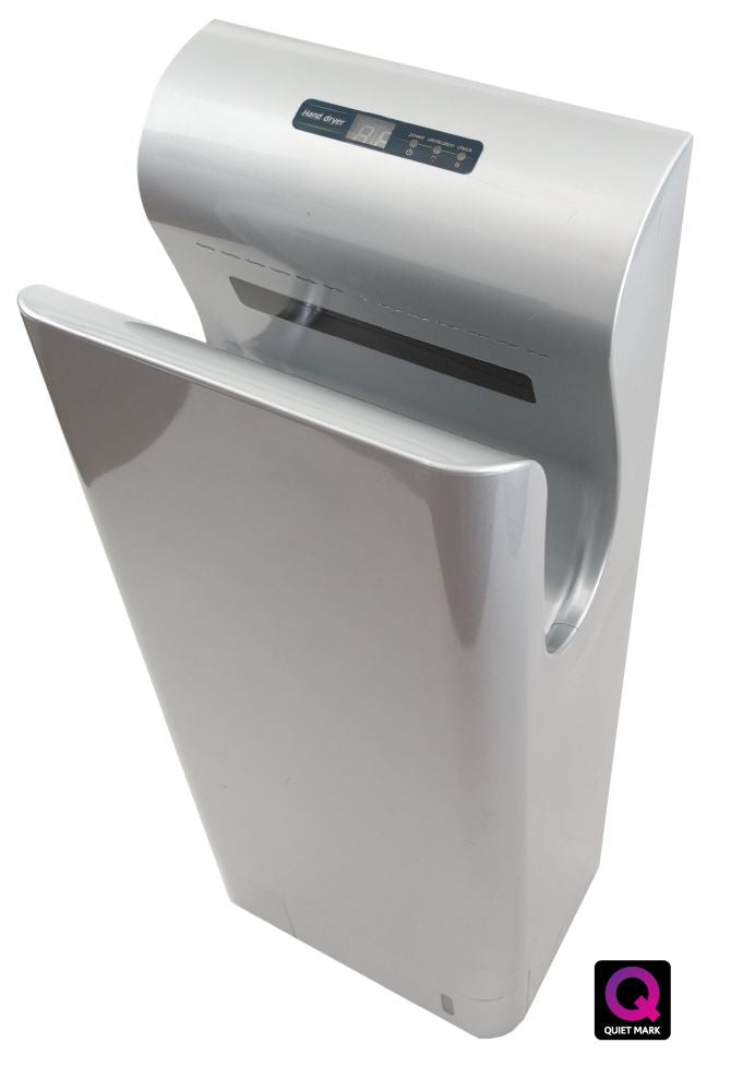 Stealthforce PLUS Silver Ultra Blade Hand Dryer With HEPA Filter - Hand Dryers UK™