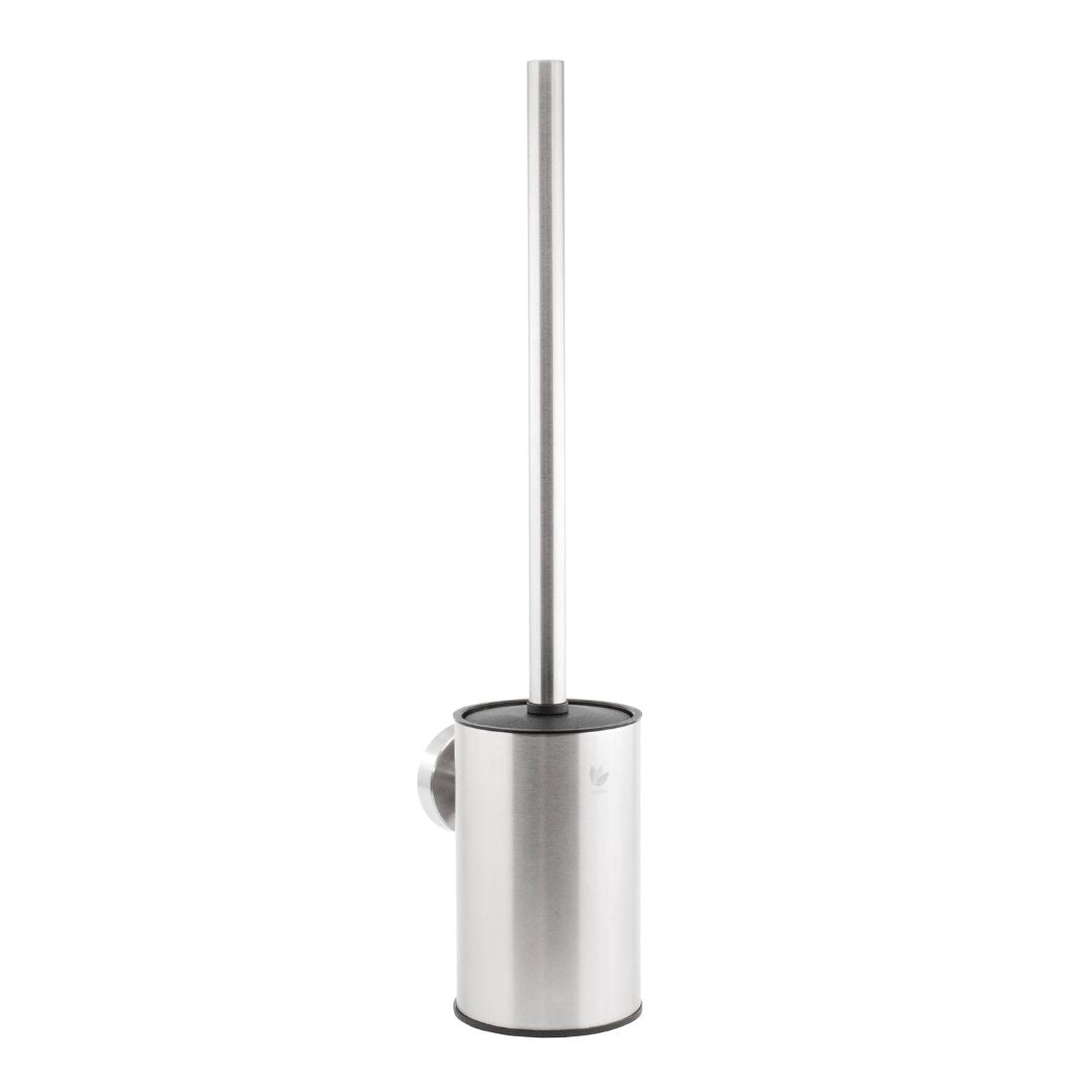 Dryflow Stainless Steel Wall Mounted Toilet Brush Set