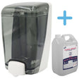 Manual Bulk Fill Hand Sanitiser GEL Dispenser and a 5Ltr Alcohol GEL Refill - Hand Dryers UK™