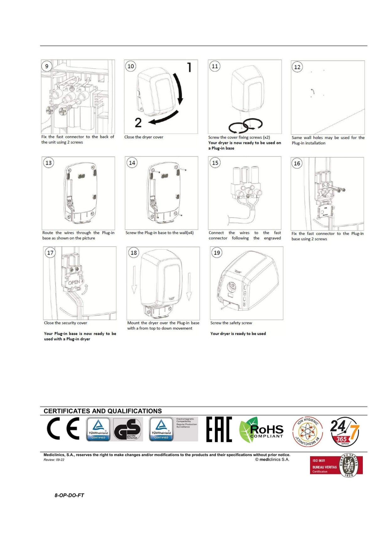 M09A-I Machflow HEPA & Ioniser Hand Dryer - Hand Dryers UK™