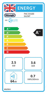 Delonghi Pinguino PAC EX100 Silent Portable Air Conditioning Unit - Hand Dryers UK™