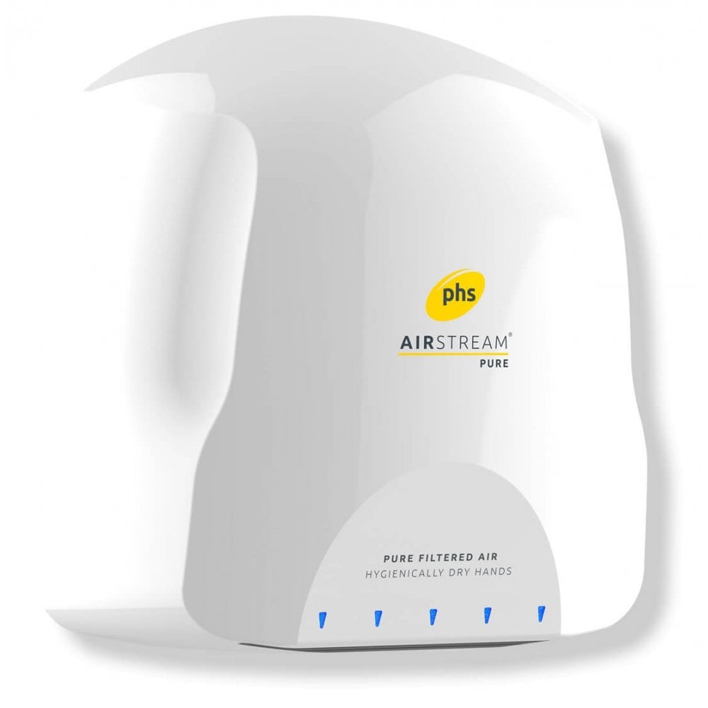 Warner Howard Airstream Pure SR1100H Hand Dryer (FASTEST DRYING | 2 HEPA FILTERS) - Hand Dryers UK™