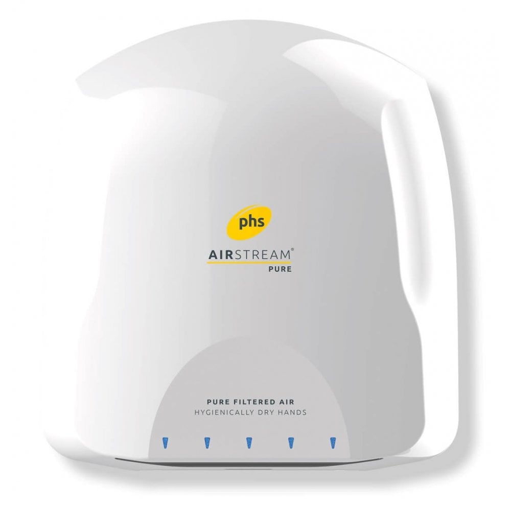 Warner Howard Airstream Pure SR1100H Hand Dryer (FASTEST DRYING | 2 HEPA FILTERS) - Hand Dryers UK™